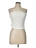 Anthropologie 100% Polyester White Sleeveless Blouse Size L - photo 1