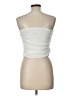Anthropologie 100% Polyester White Sleeveless Blouse Size L - photo 2