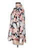 Zara Floral Pink Long Sleeve Blouse Size L - photo 5