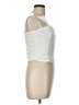 Anthropologie 100% Polyester White Sleeveless Blouse Size L - photo 4