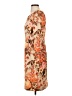 Talbots Print Orange Cocktail Dress Size 4 - photo 5