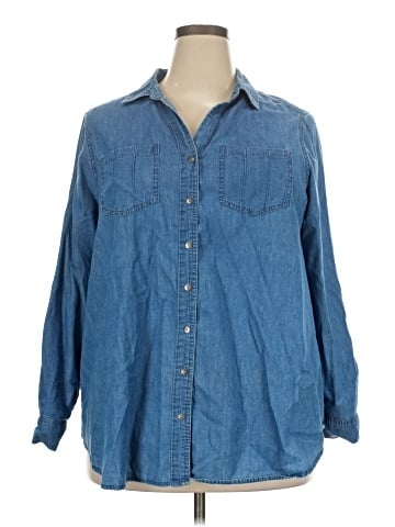 Avenue Long Sleeve Button-Down Shirt (view 1)