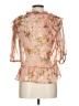 Zara Pink 3/4 Sleeve Blouse Size L - photo 2