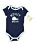 Hb 100% Cotton Blue Short Sleeve Onesie Size 3-6 mo - photo 1