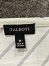 Talbots Stripes Blue Ivory Short Sleeve T-Shirt Size M - photo 7
