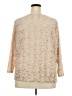 Rafael 100% Polyester Tan 3/4 Sleeve Blouse Size 2X - photo 2