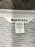 Athleta Stripes Silver Short Sleeve T-Shirt Size S - photo 7
