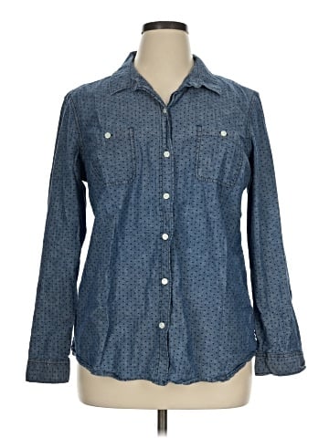 Old Navy Long Sleeve Button-Down Shirt (view 1)