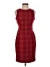 Calvin Klein Plaid Red Cocktail Dress Size 4 (petite) - photo 1