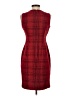 Calvin Klein Plaid Red Cocktail Dress Size 4 (petite) - photo 2
