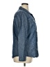 Old Navy 100% Cotton Polka Dots Blue Long Sleeve Button-Down Shirt Size XL - photo 4