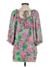 Staccato 100% Polyester Floral Green 3/4 Sleeve Blouse Size S - photo 2