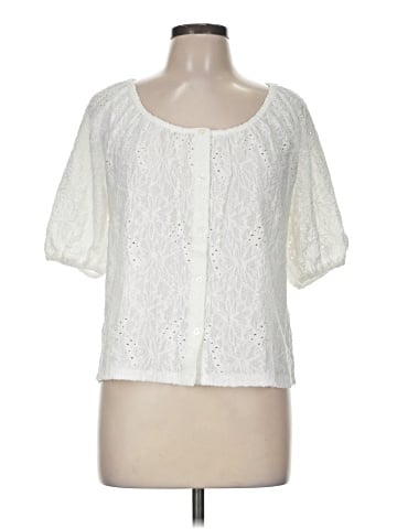MICHAEL Michael Kors Short Sleeve Blouse (view 1)