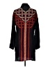 Etcetera 100% Silk Print Multi Color Black Casual Dress Size 8 - photo 2