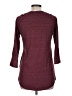 Vanity Burgundy 3/4 Sleeve Top Size M - photo 2