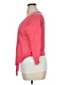 It's Our Time 100% Rayon Pink Cardigan Size XL - photo 5