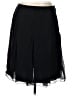 S.L.B. 100% Silk Solid Black Silk Skirt Size 12 - photo 1