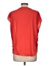Banana Republic 100% Polyester Red Short Sleeve Blouse Size M - photo 2
