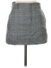 Tibi Plaid Gray Wool Skirt Size 0 - photo 1
