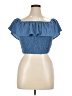 Shein Blue Short Sleeve Top Size XL - photo 1