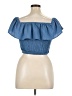 Shein Blue Short Sleeve Top Size XL - photo 2