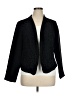 Just Fab 100% Polyester Black Blazer Size 1X - photo 1