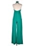 Halston Heritage Solid Teal Jumpsuit Size L - photo 2
