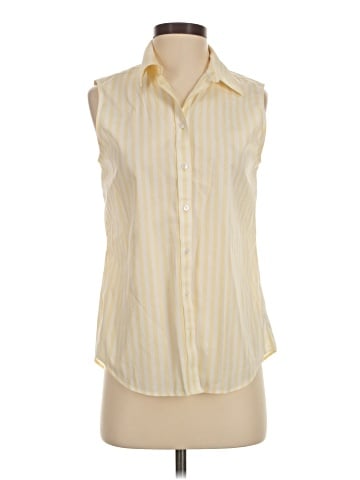 Lands' End Sleeveless Button-Down Shirt (view 1)