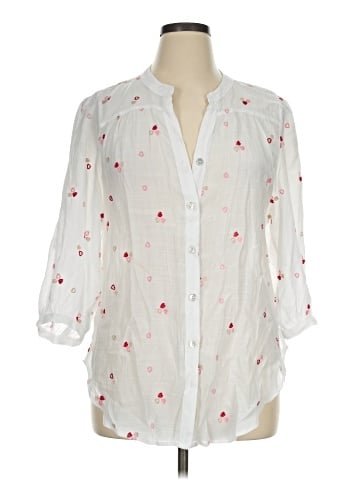 Figueroa & Flower 3/4 Sleeve Button-Down Shirt (view 1)
