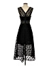 Sandro 100% Polyester Black Cocktail Dress Size EU (FR) 36 / US 4 - photo 2