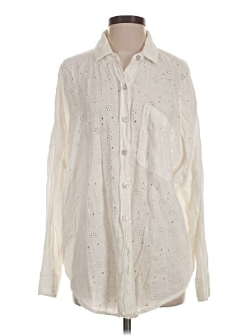 American Eagle Outfitters Long Sleeve Button-Down Shirt (view 1)