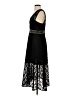 Sandro 100% Polyester Black Cocktail Dress Size EU (FR) 36 / US 4 - photo 5
