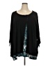 Avenue Black 3/4 Sleeve Blouse Size 22 - 24 Plus - photo 1
