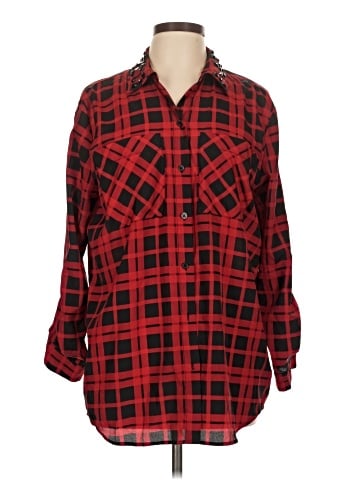 MICHAEL Michael Kors Long Sleeve Blouse (view 1)