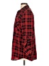 MICHAEL Michael Kors 100% Polyester Plaid Red Long Sleeve Blouse Size L - photo 5