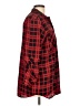 MICHAEL Michael Kors 100% Polyester Plaid Red Long Sleeve Blouse Size L - photo 4