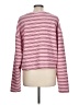Musera Stripes Pink Pullover Sweater Size L - photo 2
