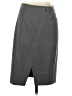 Carlisle Solid Gray Wool Skirt Size 2 - photo 1