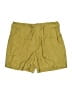 Nine West Solid Yellow Green Khaki Shorts Size L - photo 1