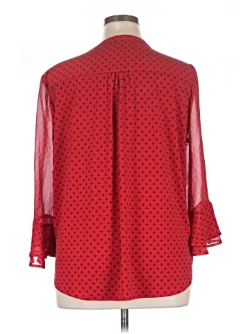 IZOD 3/4 Sleeve Blouse (view 2)