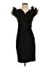 Xscape Black Cocktail Dress Size 4 - photo 1