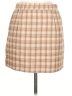Simplee 100% Polyester Plaid Tan Casual Skirt Size L - photo 2
