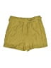 Nine West Solid Yellow Green Khaki Shorts Size L - photo 2