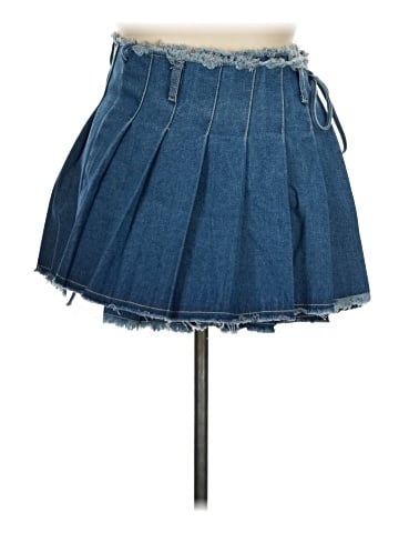 Cider Denim Skirt (view 1)