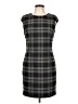 Talula Plaid Gray Casual Dress Size L - photo 1