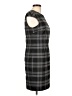 Talula Plaid Gray Casual Dress Size L - photo 4