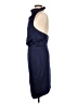 Elliatt Solid Blue Cocktail Dress Size L - photo 5
