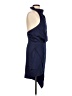 Elliatt Solid Blue Cocktail Dress Size L - photo 4