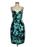 Eliza J 100% Polyester Tropical Teal Cocktail Dress Size 4 - photo 1