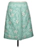 Etcetera Paisley Teal Casual Skirt Size 10 - photo 1